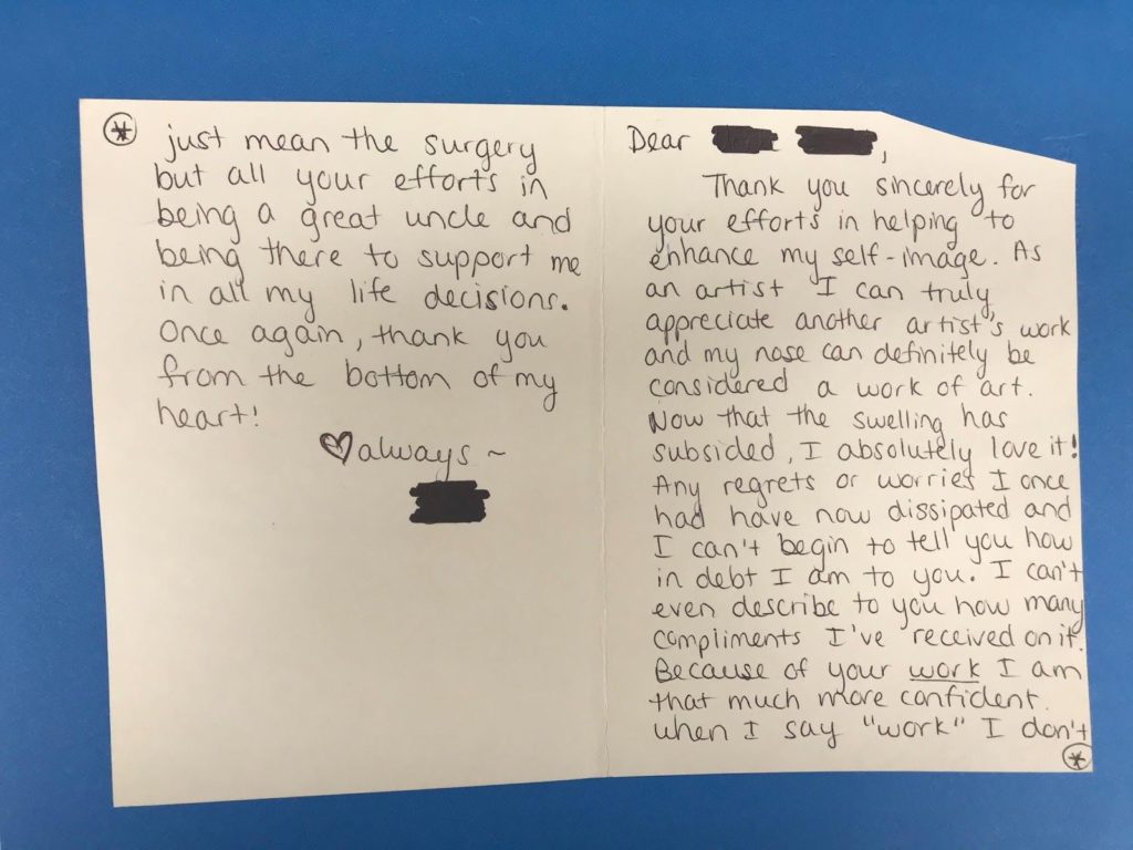 Patient Letter for Dr. Funt