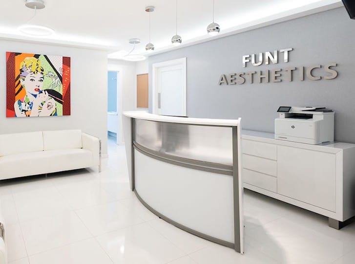 Lobby of Funt Aesthetics Office